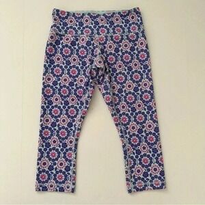 Lululemon Wunder Under Crop Leggings Twiggy Print‎ Size 6